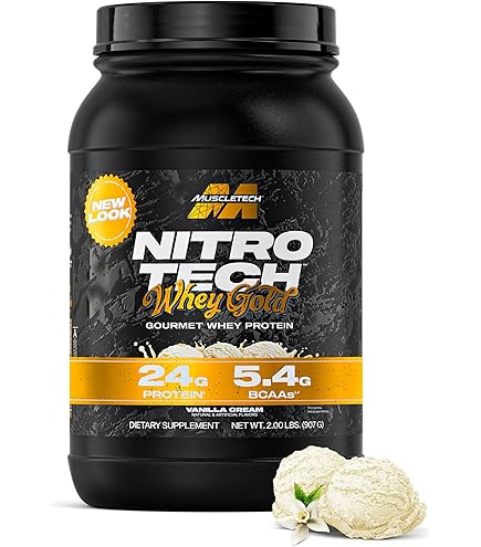 Amazon | MuscleTech MUSCLETECH NITROTECH 100% WHEY GOLD 1